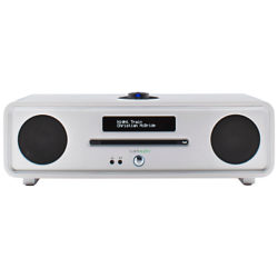 Ruark R4 MK3 DAB/DAB+/FM Radio & CD Bluetooth All-In-One Music System with OLED Display White